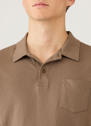 Men's Riviera Polo Shirt in Dark Cedar