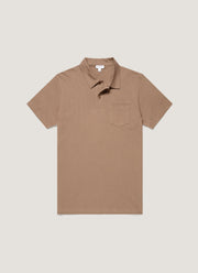 Men's Riviera Polo Shirt in Taupe