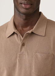 Men's Riviera Polo Shirt in Taupe