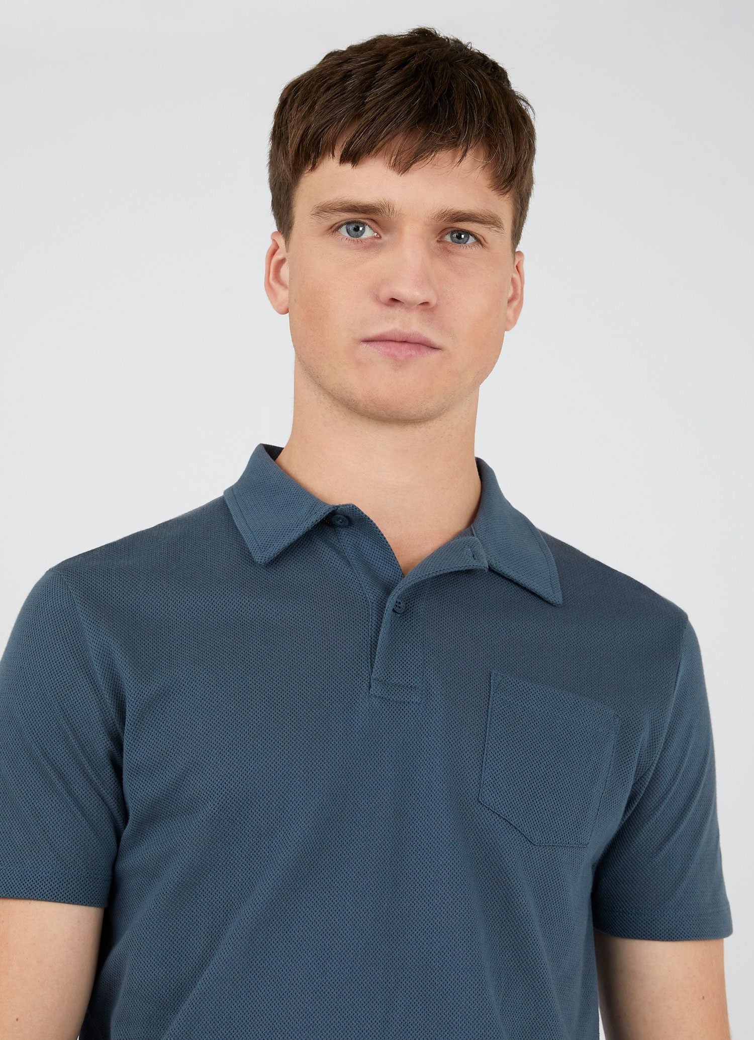 Men's Riviera Polo Shirt in Dark Petrol