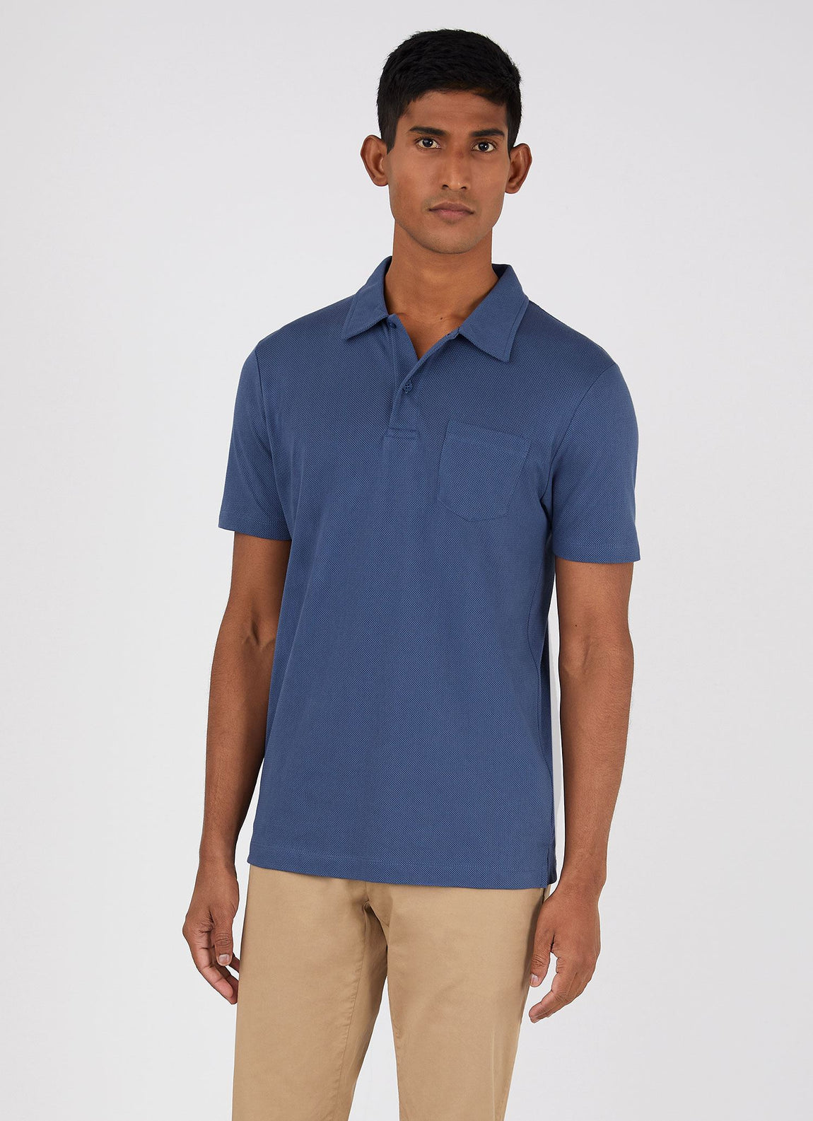 Men's Riviera Polo Shirt in Atlantic Blue