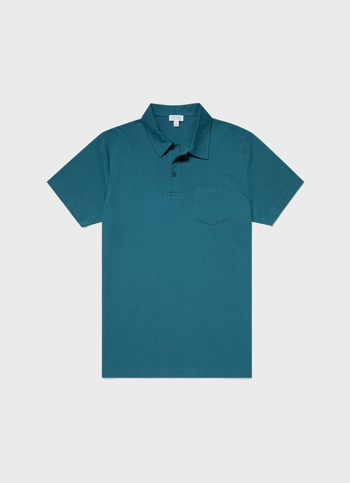 Men's Riviera Polo Shirt in Lagoon Blue