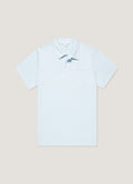 Men's Riviera Polo Shirt in Frost Blue