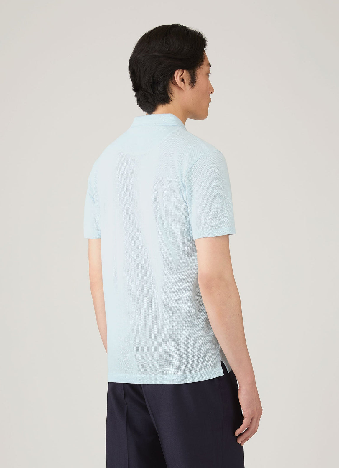 Men's Riviera Polo Shirt in Frost Blue