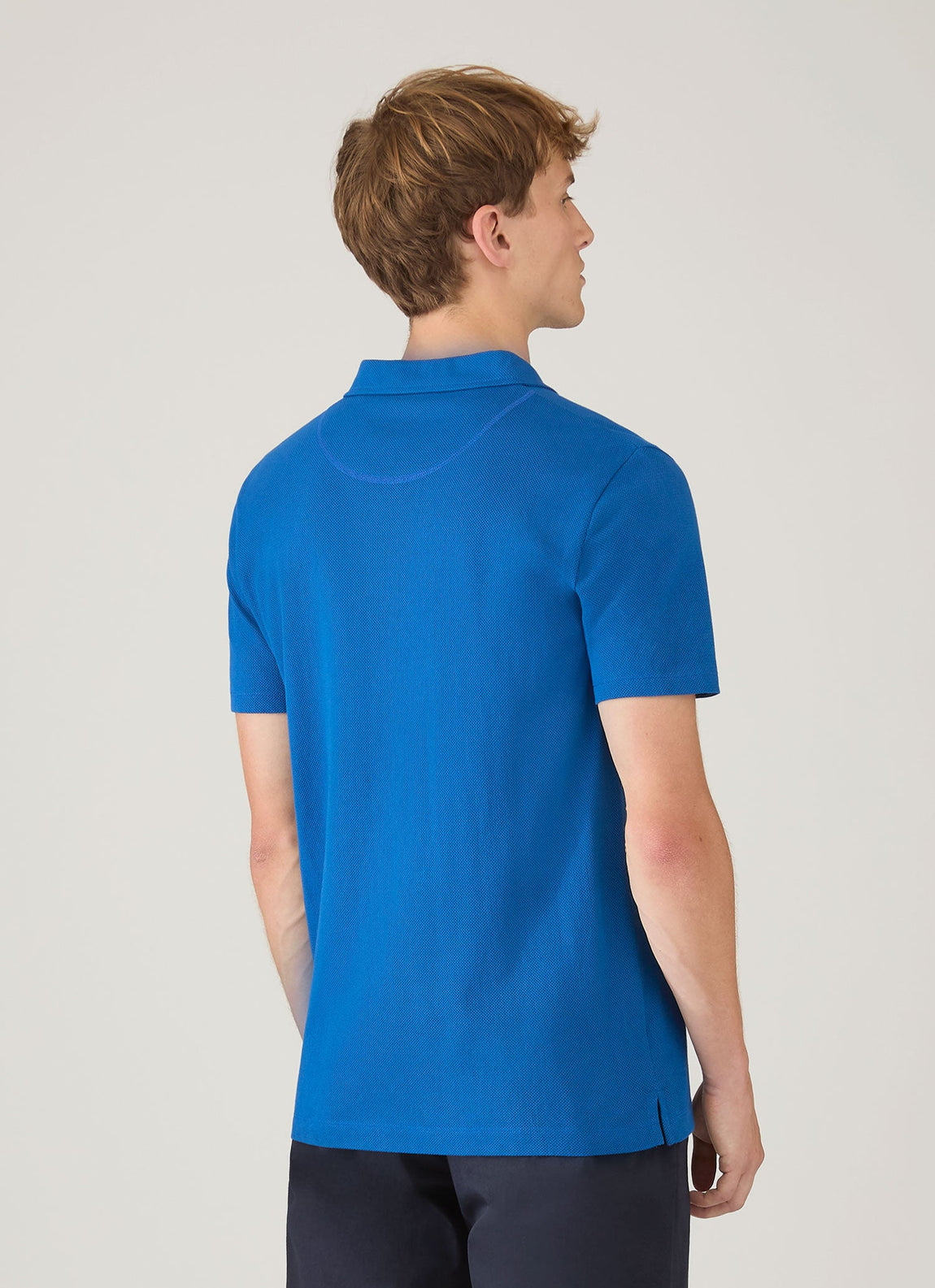 Men's Riviera Polo Shirt in Cobalt