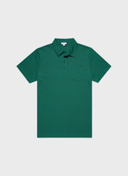 Men's Riviera Polo Shirt in Leaf Green