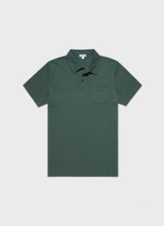 Men's Riviera Polo Shirt in Deep Green