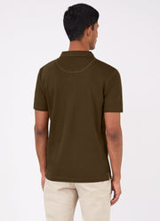 Men's Riviera Polo Shirt in Dark Moss