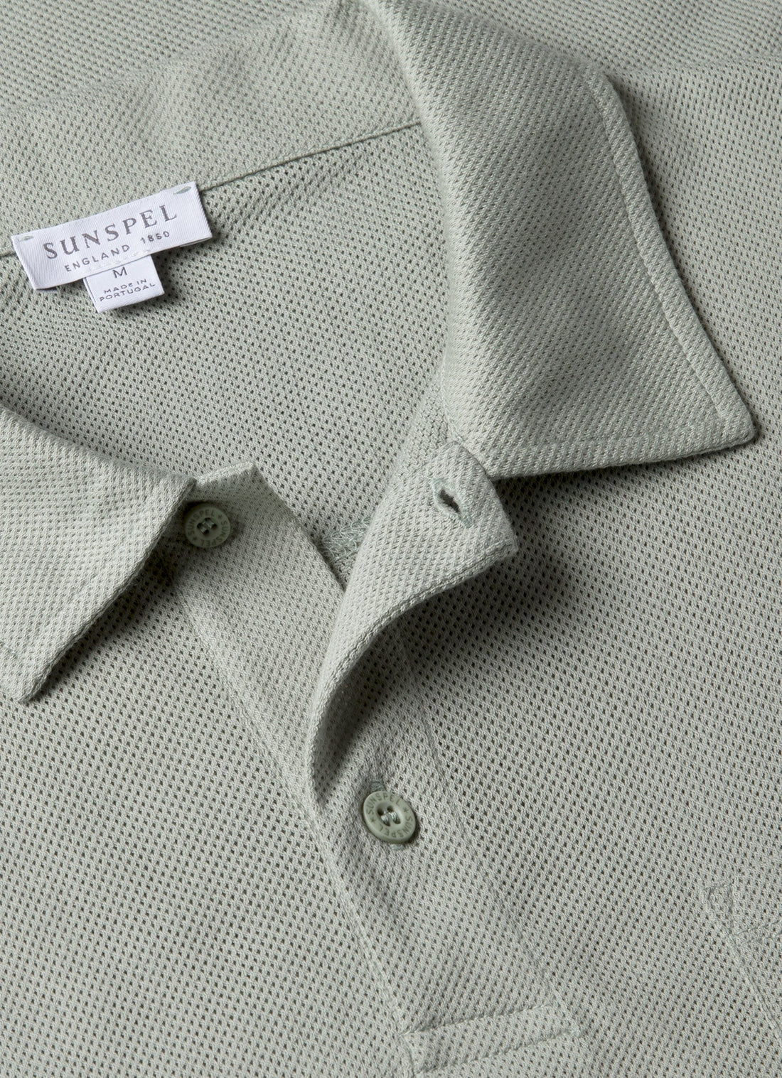 Men's Riviera Polo Shirt in Pastel Green