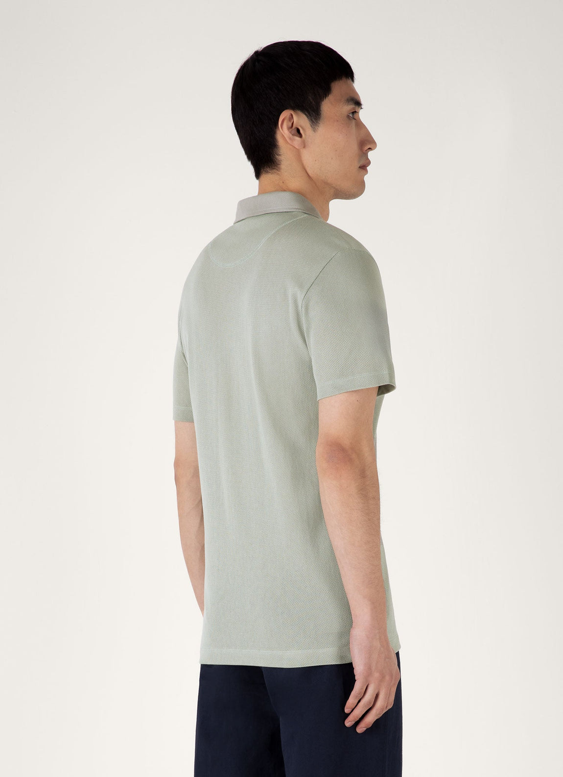 Men's Riviera Polo Shirt in Pastel Green