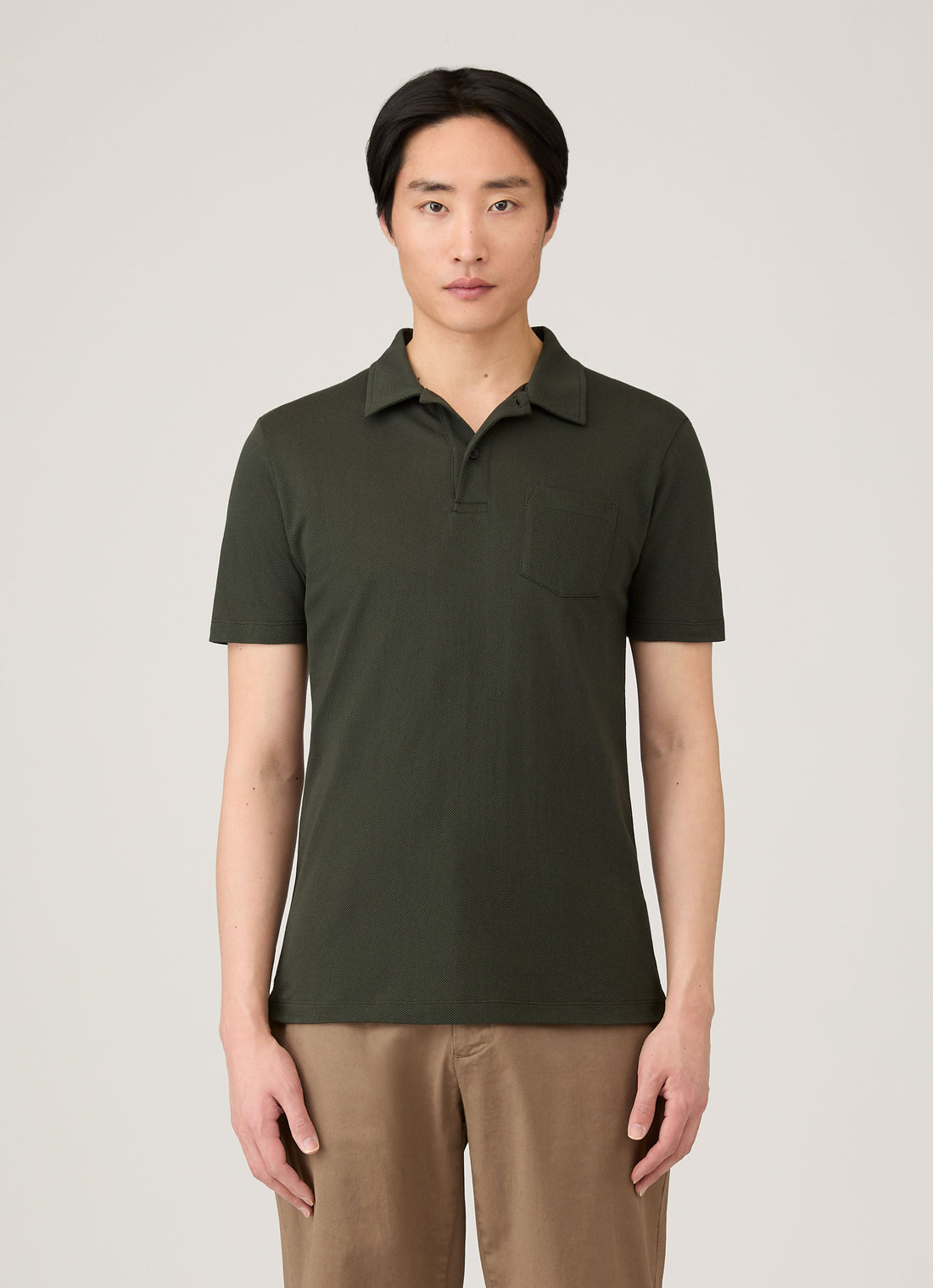 Men's Riviera Polo Shirt in Dark Green