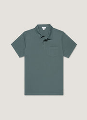 Men's Riviera Polo Shirt in Dark Petrol