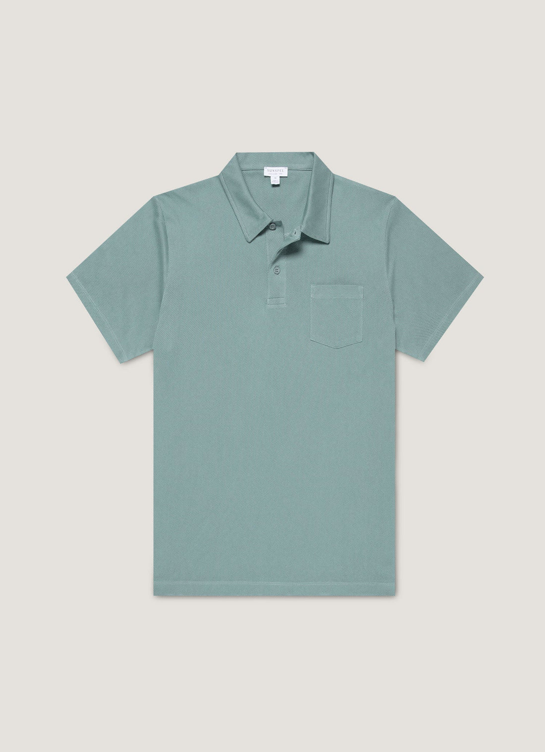 Men's Riviera Polo Shirt in Steel Green