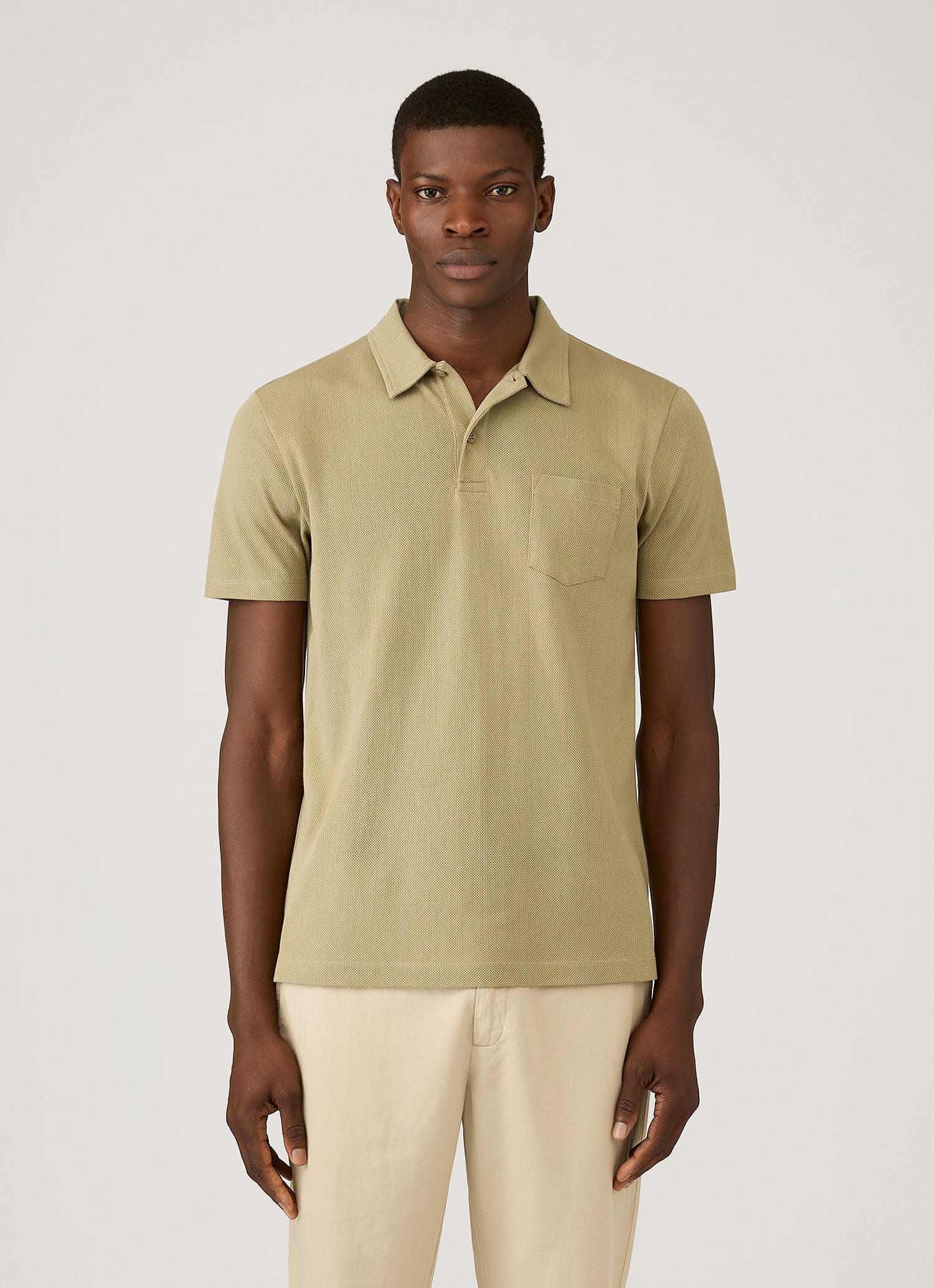 Men's Riviera Polo Shirt in Pistachio