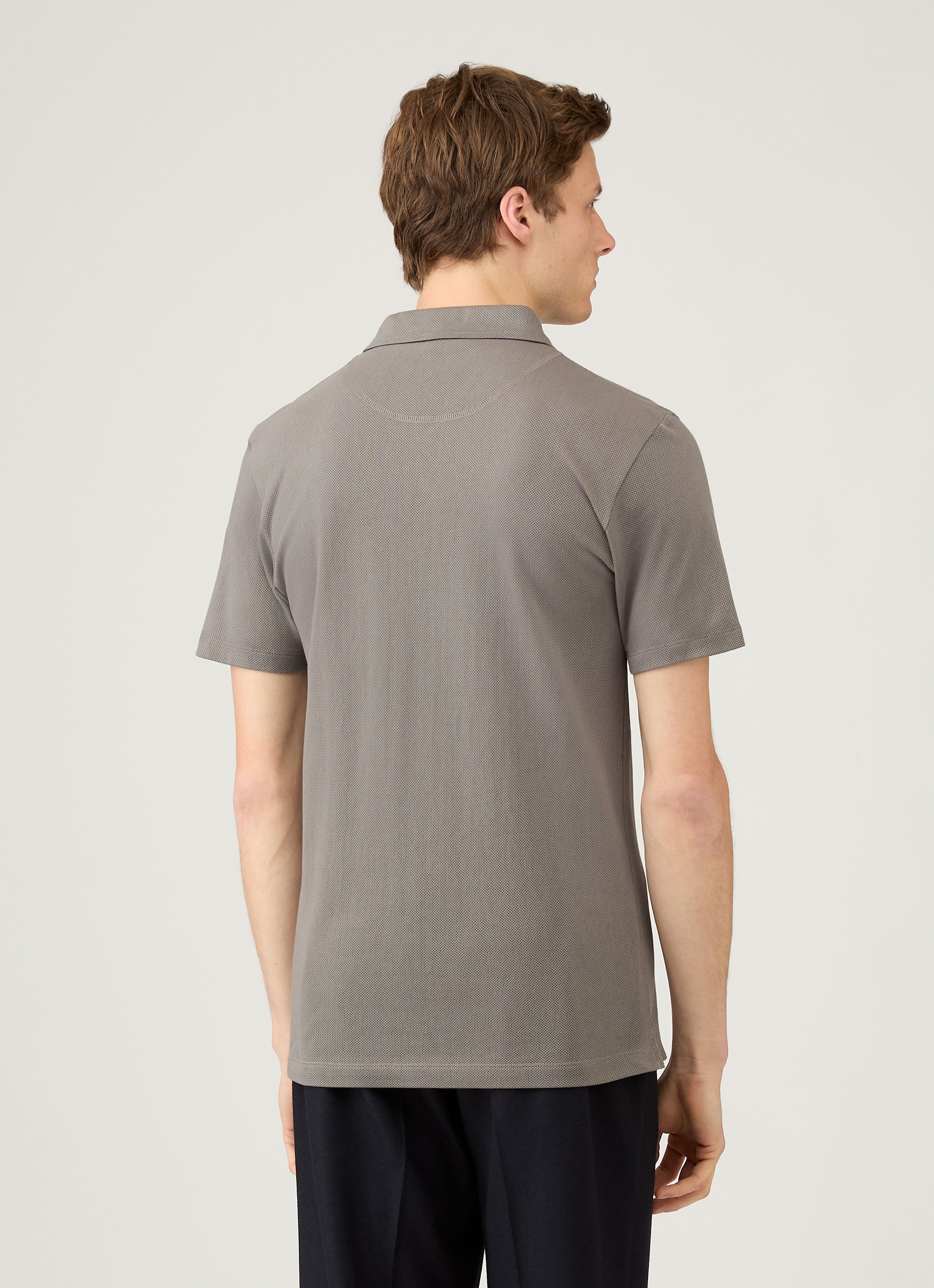 Men's Riviera Polo Shirt in Iron Grey