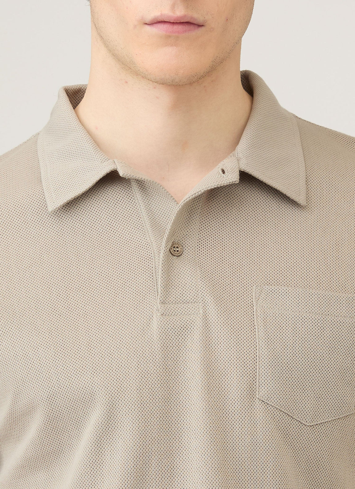 Men's Riviera Polo Shirt in Fog