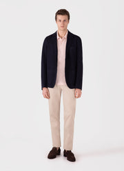 Men's Riviera Polo Shirt in Pastel Pink