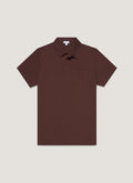 Men's Riviera Polo Shirt in Bakelite