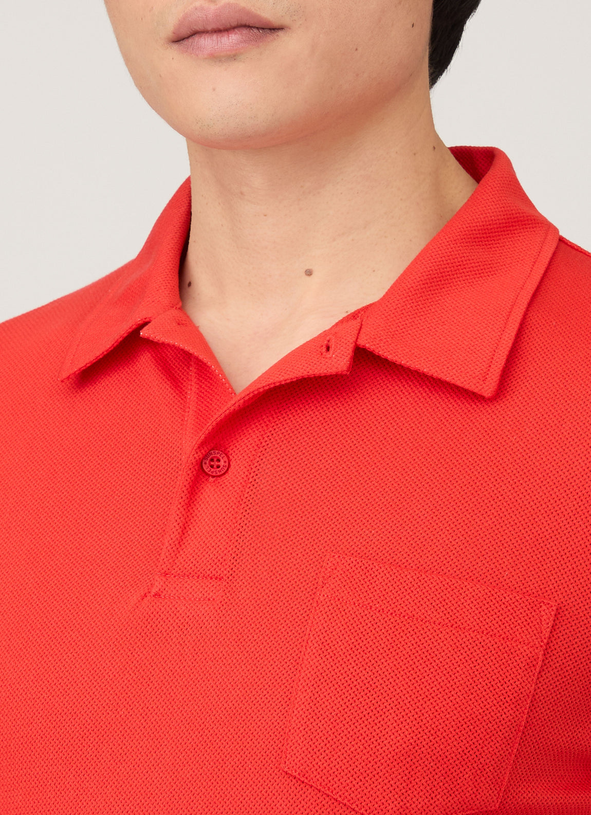 Men's Riviera Polo Shirt in Bright Red