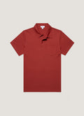 Men's Riviera Polo Shirt in Garnet Red