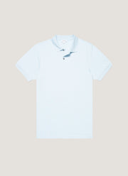 Men's Piqué Polo Shirt in Frost Blue