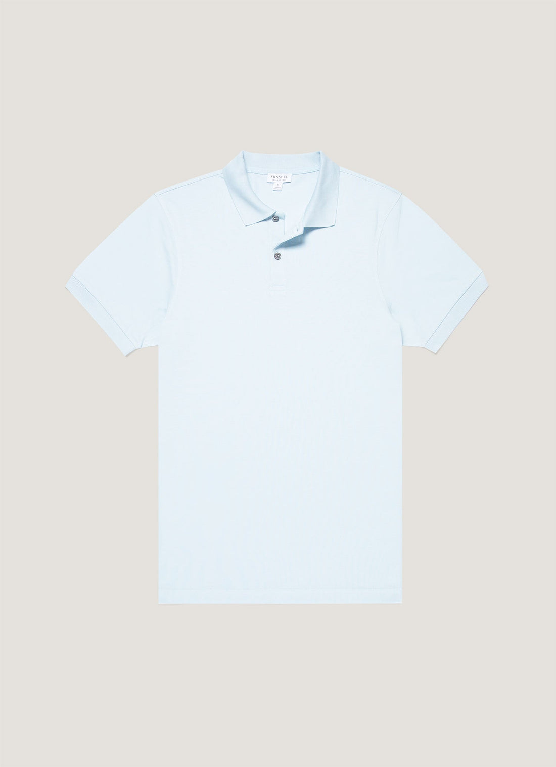 Men's Piqué Polo Shirt in Frost Blue