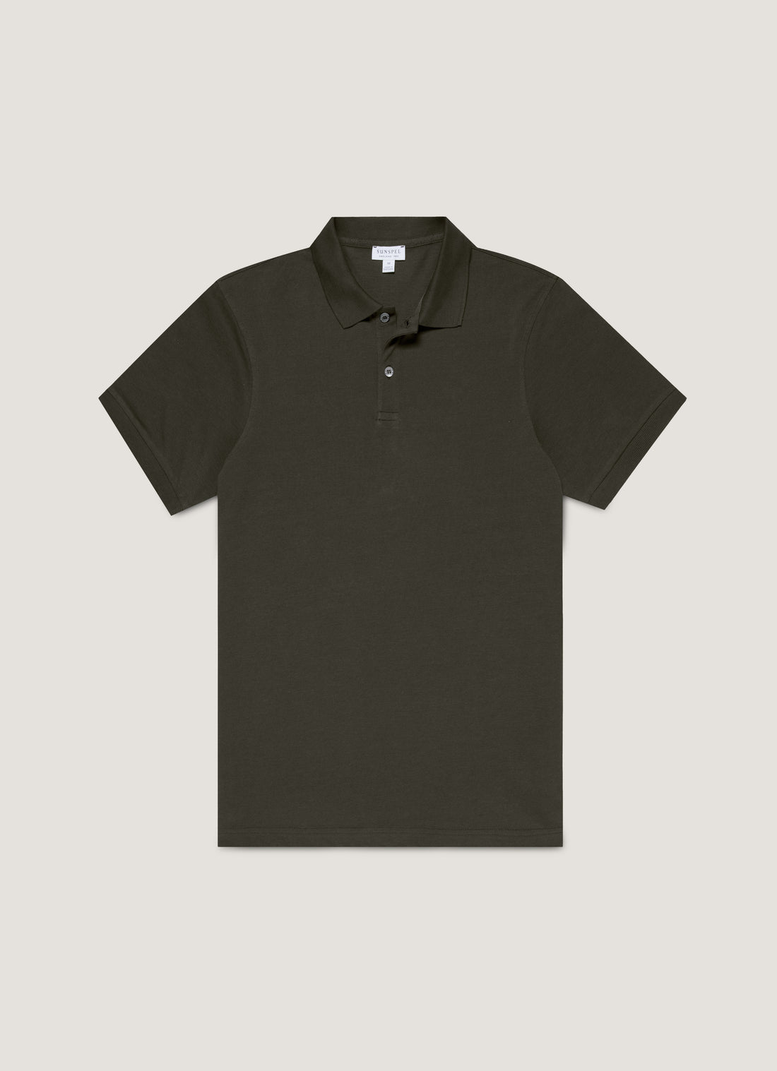 Men's Piqué Polo Shirt in Dark Green