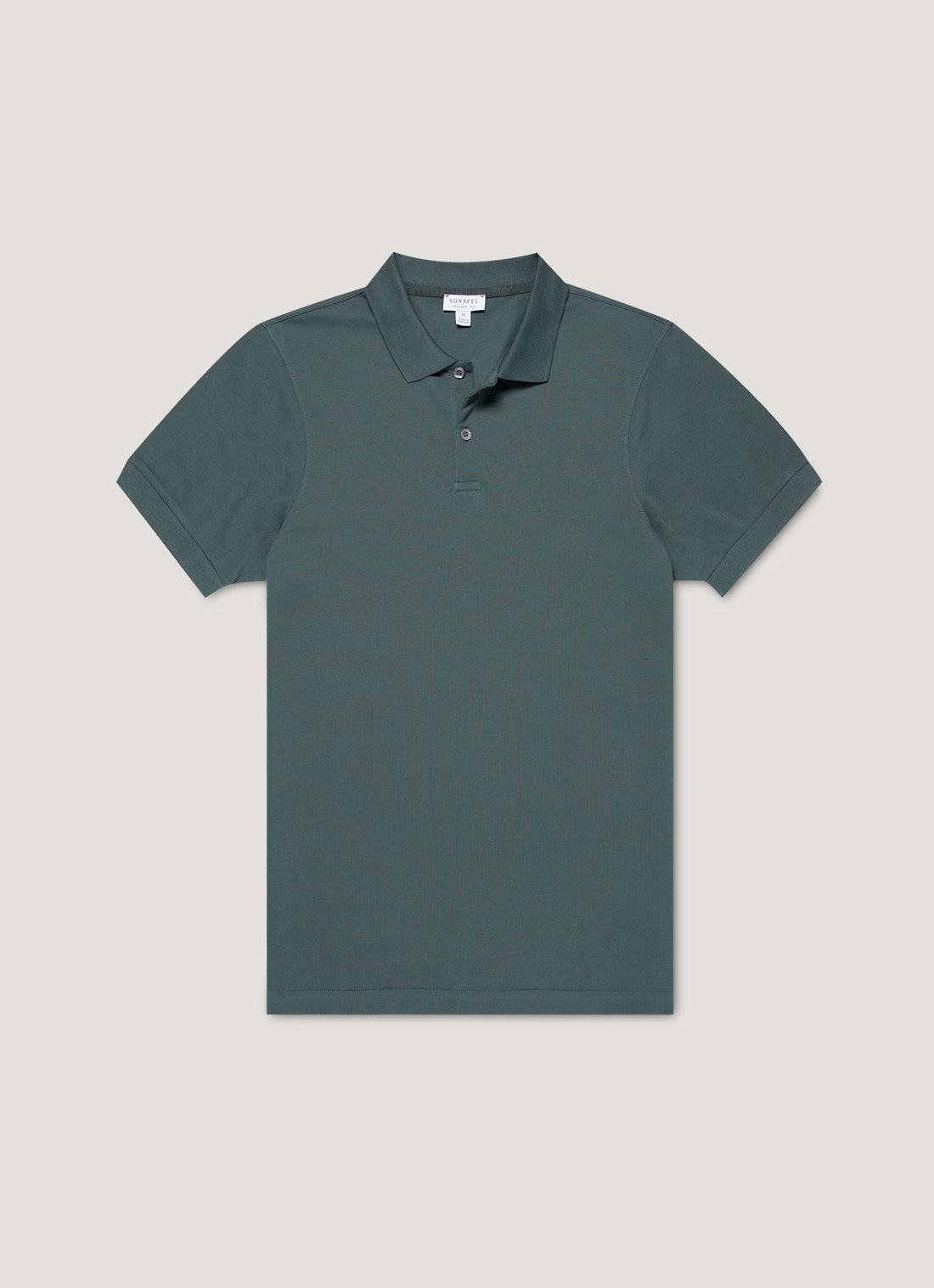 Men's Piqué Polo Shirt in Dark Petrol
