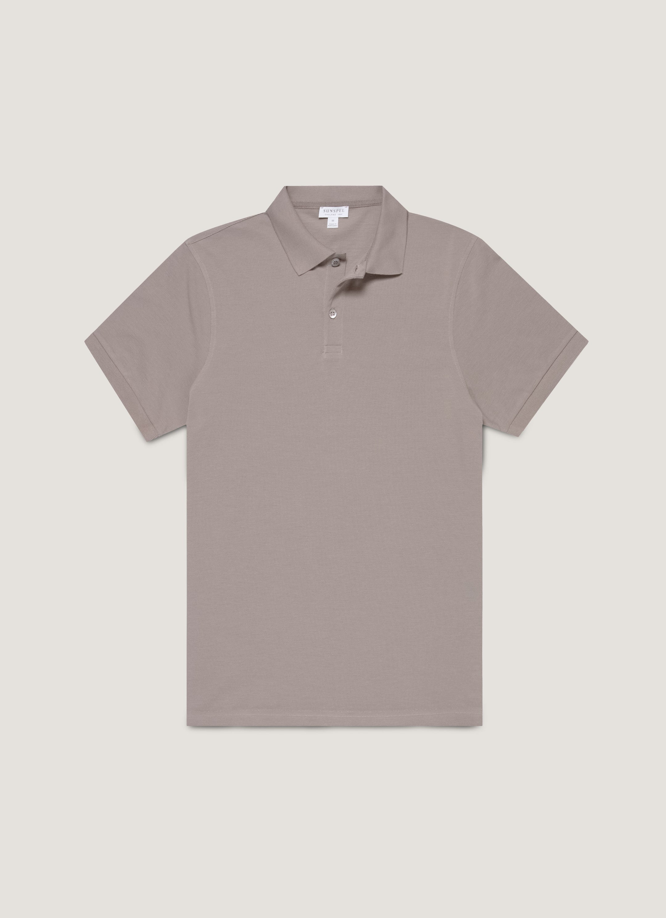 Men's Piqué Polo Shirt in Iron Grey