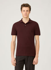 Men's Piqué Polo Shirt in Bakelite