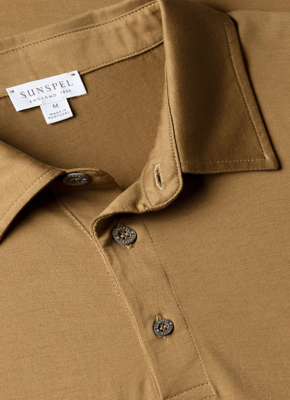 Men's Classic Jersey Polo Shirt in Walnut