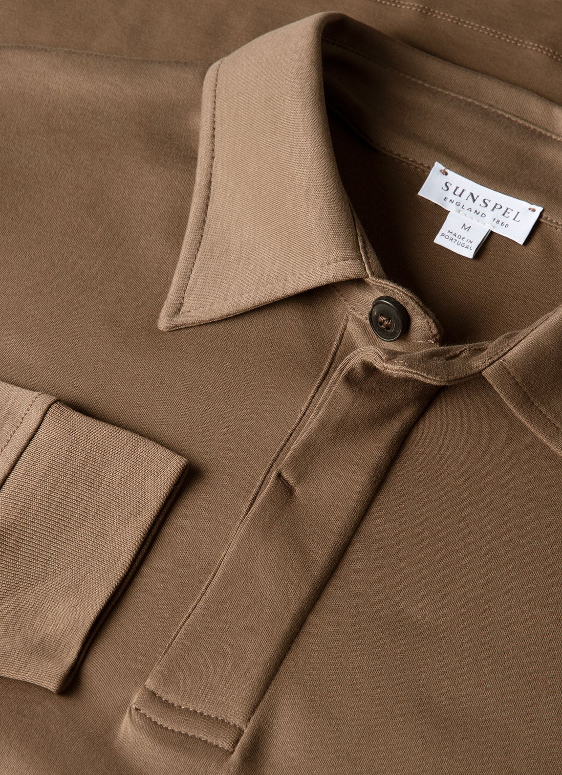 Men's Heavyweight Rugby Polo Shirt in Dark Cedar