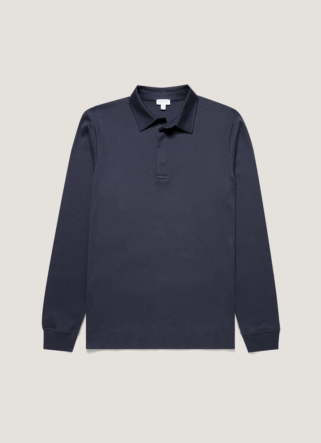 Men's Heavyweight Rugby Polo Shirt in Navy