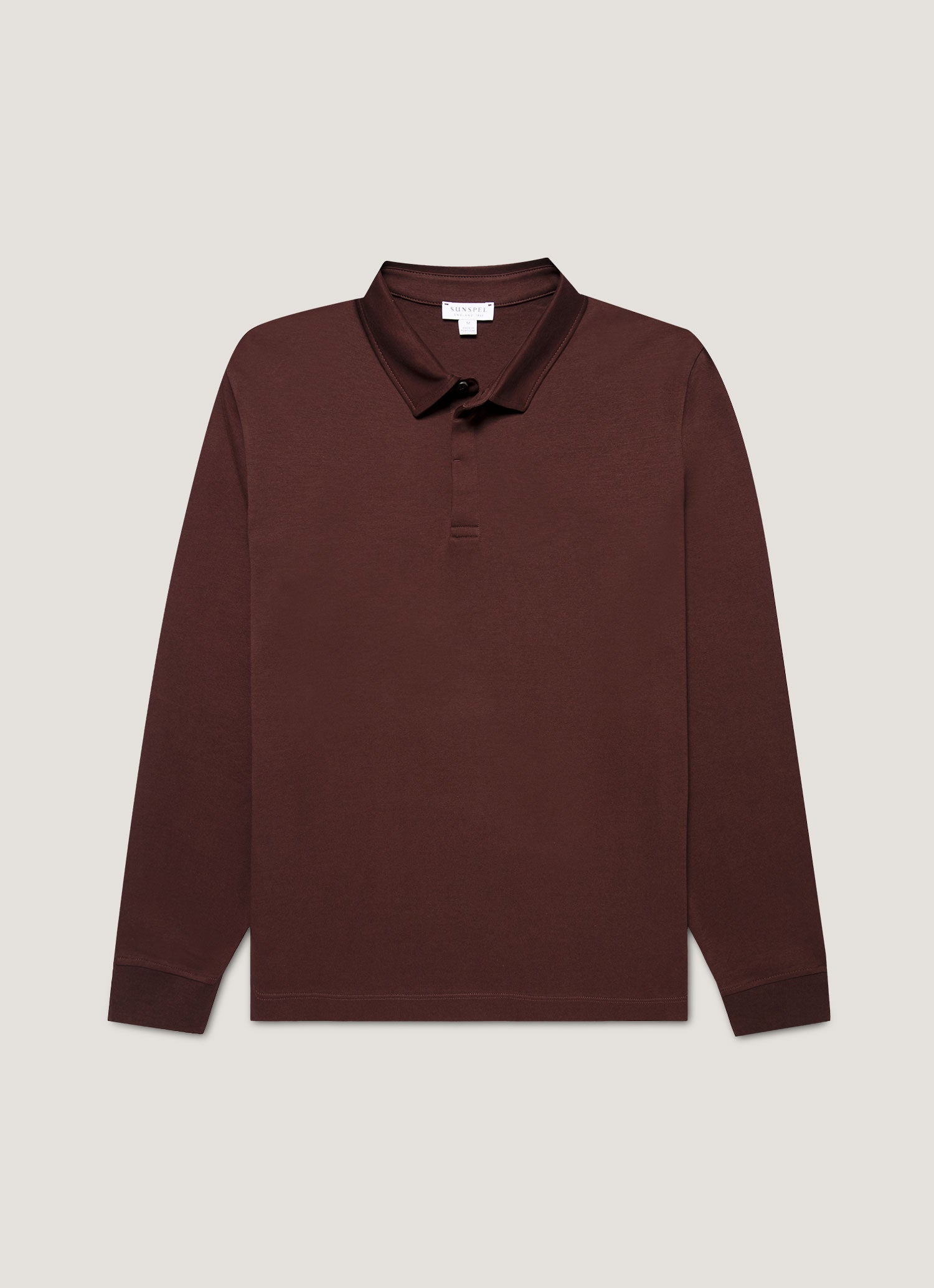 新品　RUSSELUNO RETRO LINE POLO サイズ4 Men's Heavyweight Rugby Polo Shirt in Bakelite | Sunspel
