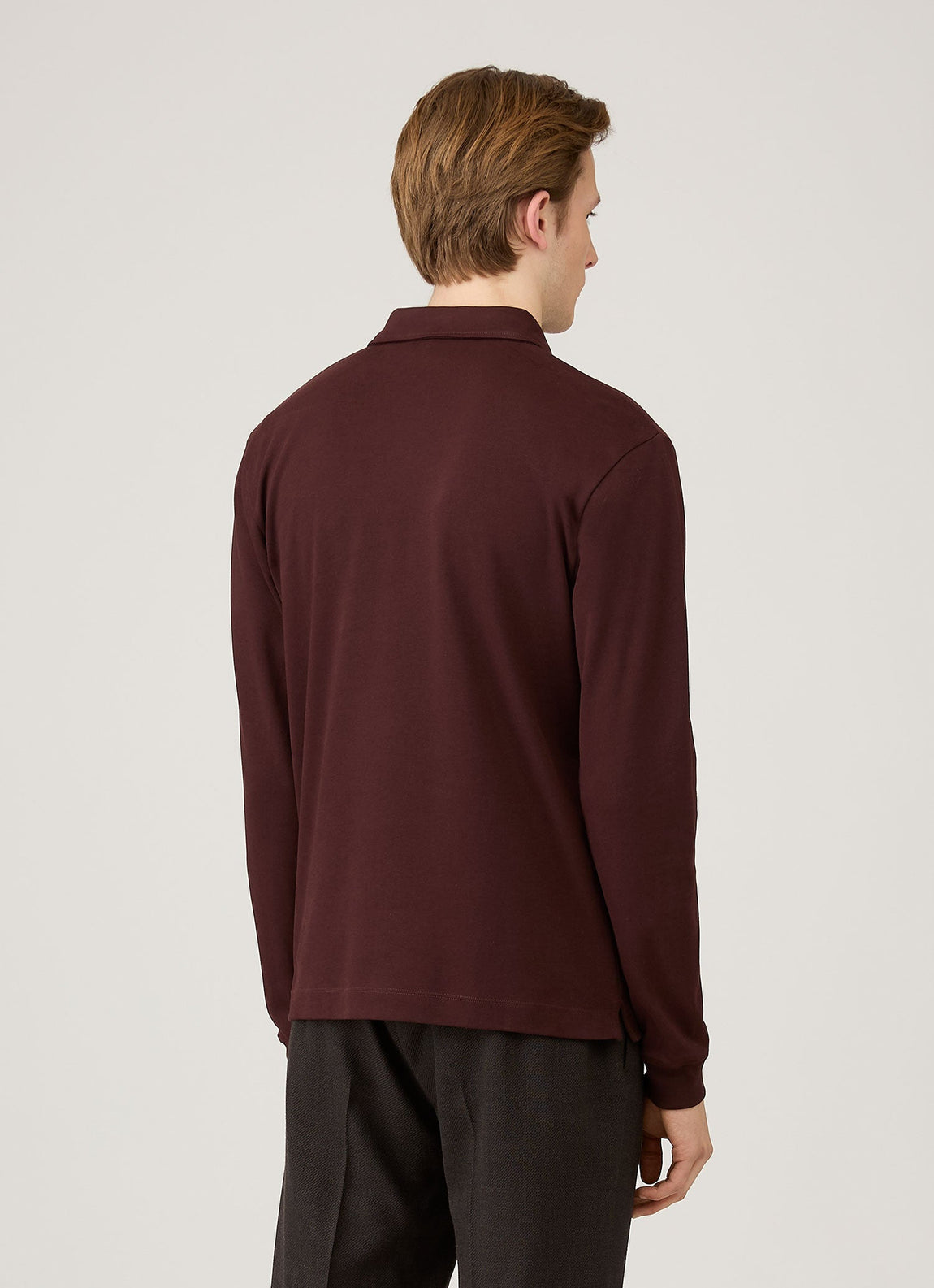 Men's Heavyweight Rugby Polo Shirt in Bakelite