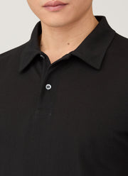 Men's Regular Fit Riviera Polo Shirt in Black