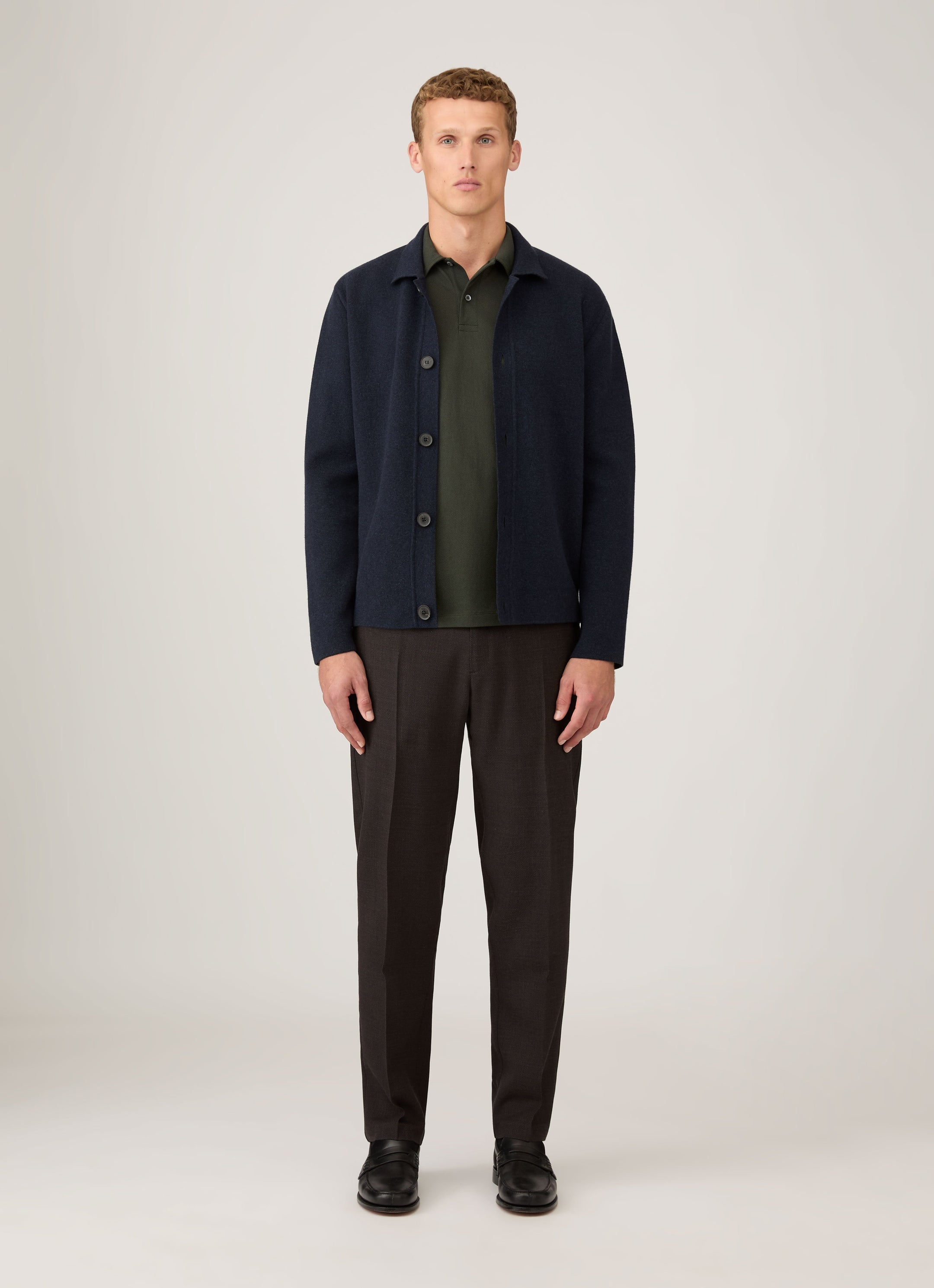 Men's Regular Fit Riviera Polo Shirt in Dark Green