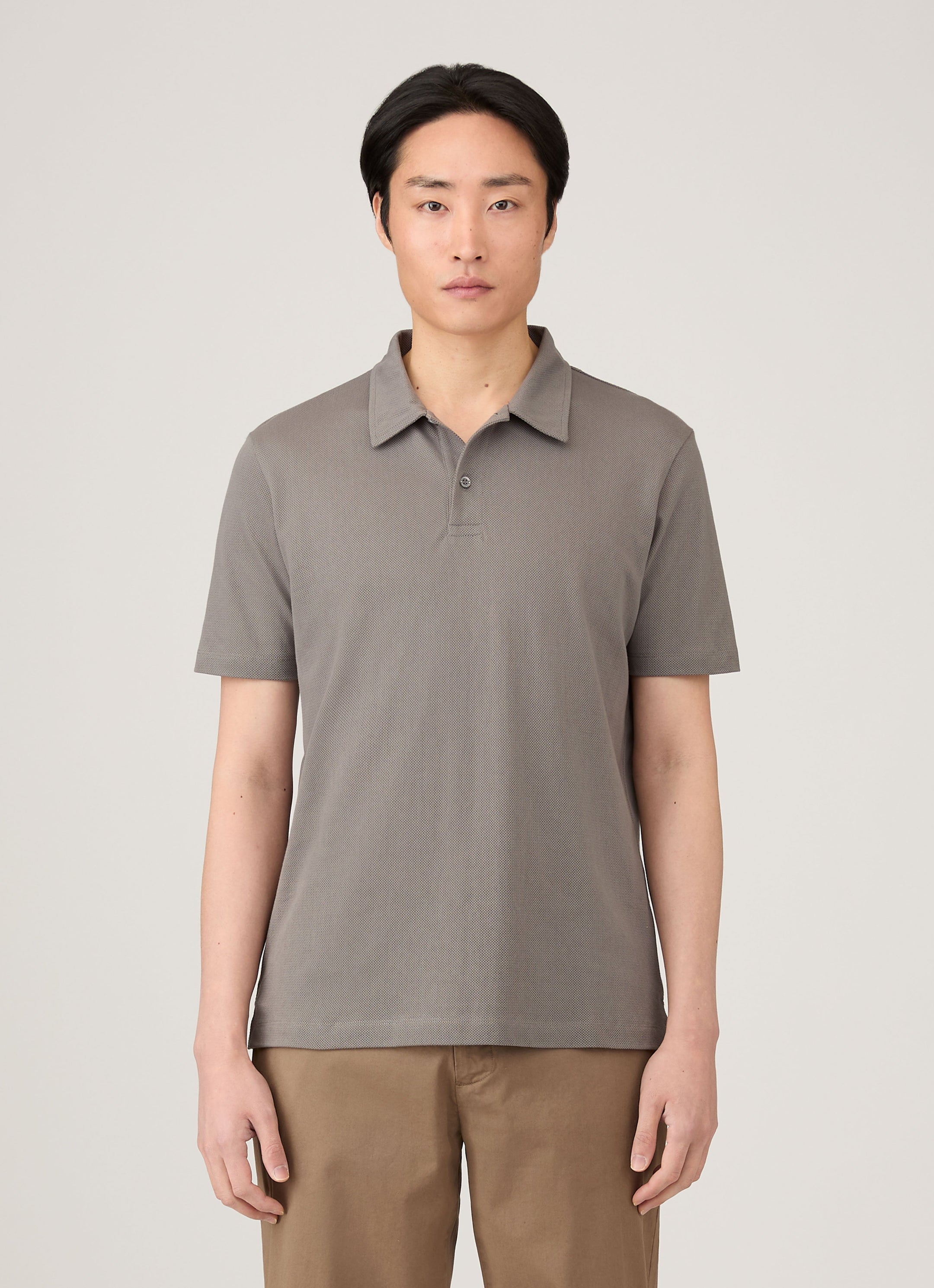 Men's Regular Fit Riviera Polo Shirt in Iron Grey