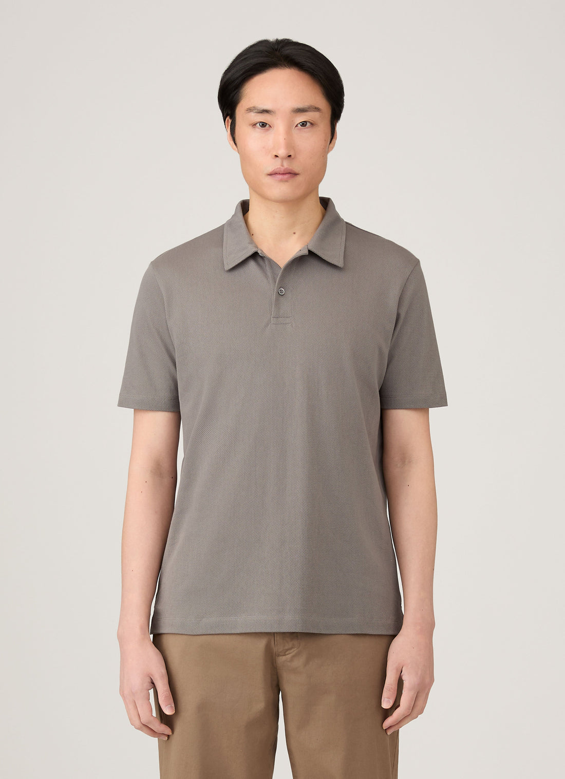 Men's Regular Fit Riviera Polo Shirt in Iron Grey
