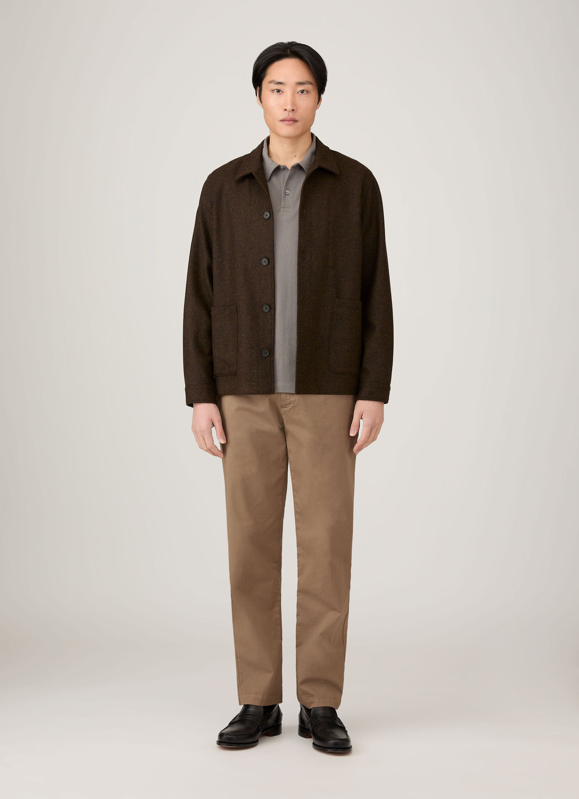 Men's Regular Fit Riviera Polo Shirt in Iron Grey