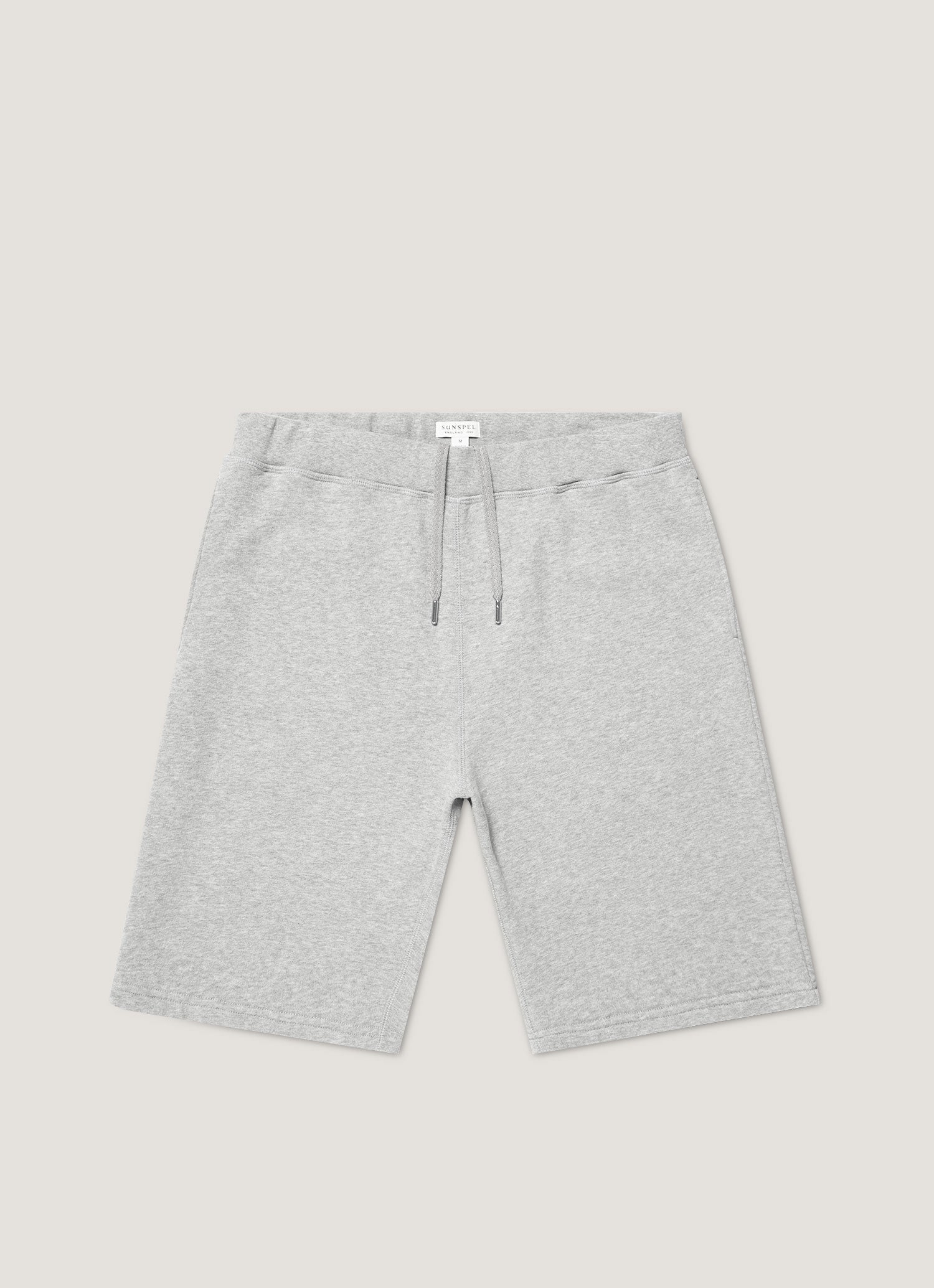 Men's Loopback Shorts in Grey Melange