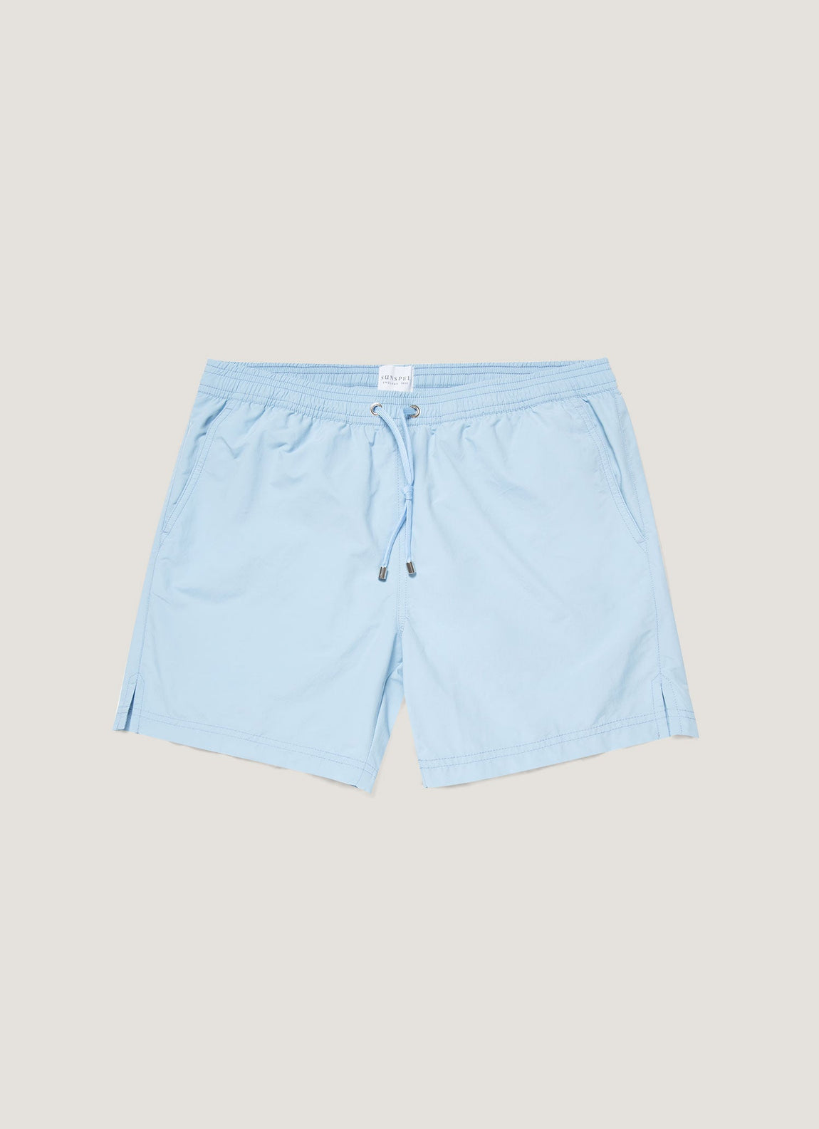 Men's Drawstring Swim Shorts in Light Blue