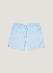 Men's Drawstring Swim Shorts in Light Blue