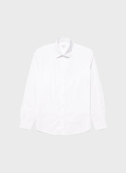 Men's Poplin Casual Shirt in White
