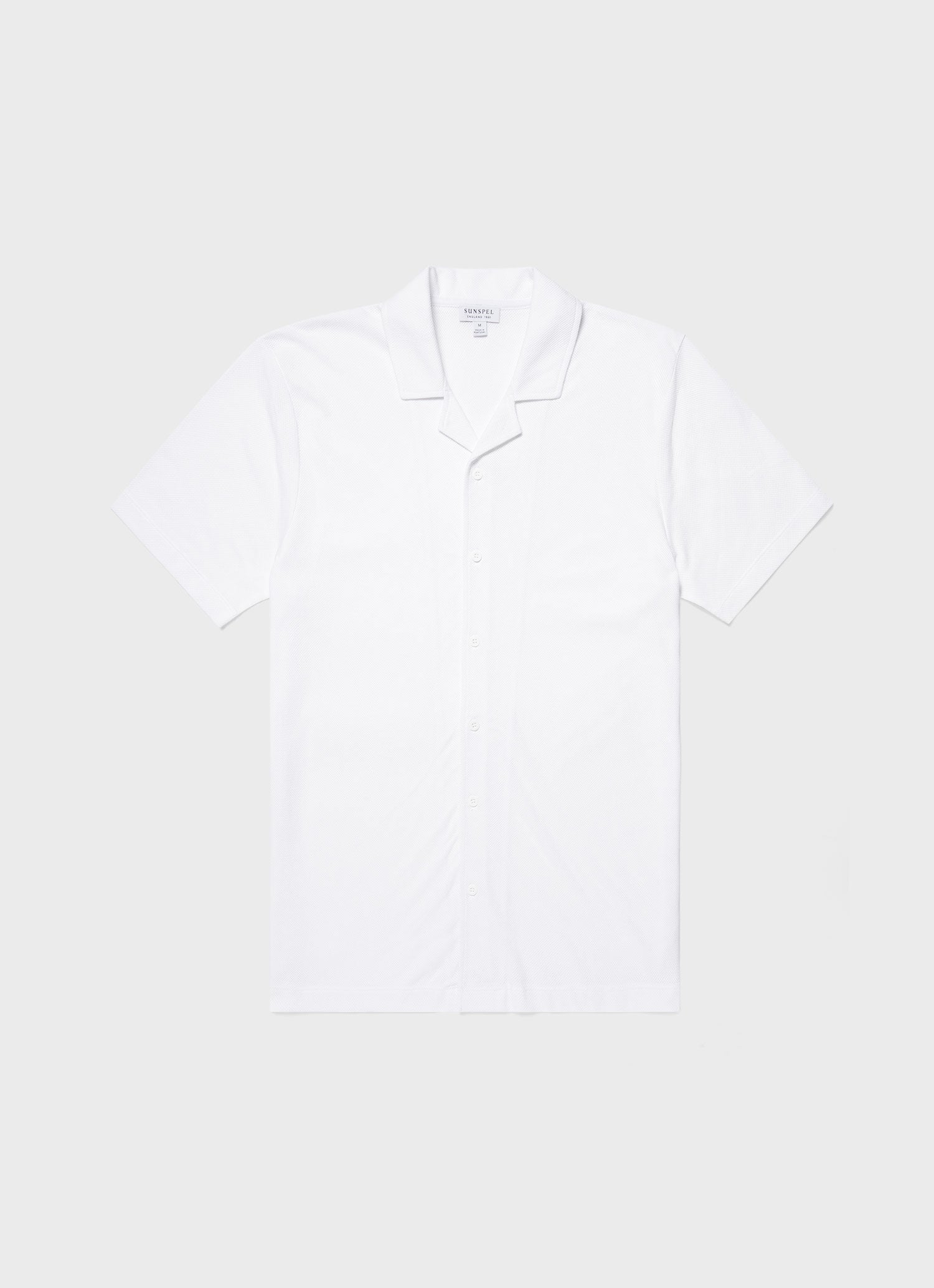 Profound Western Landscape Camp Shirt in White for Men