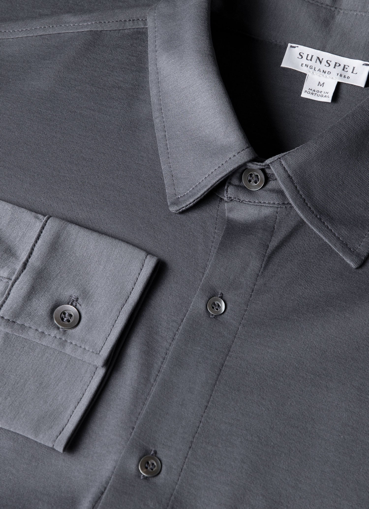 Men's Classic Jersey Shirt in Slate Blue