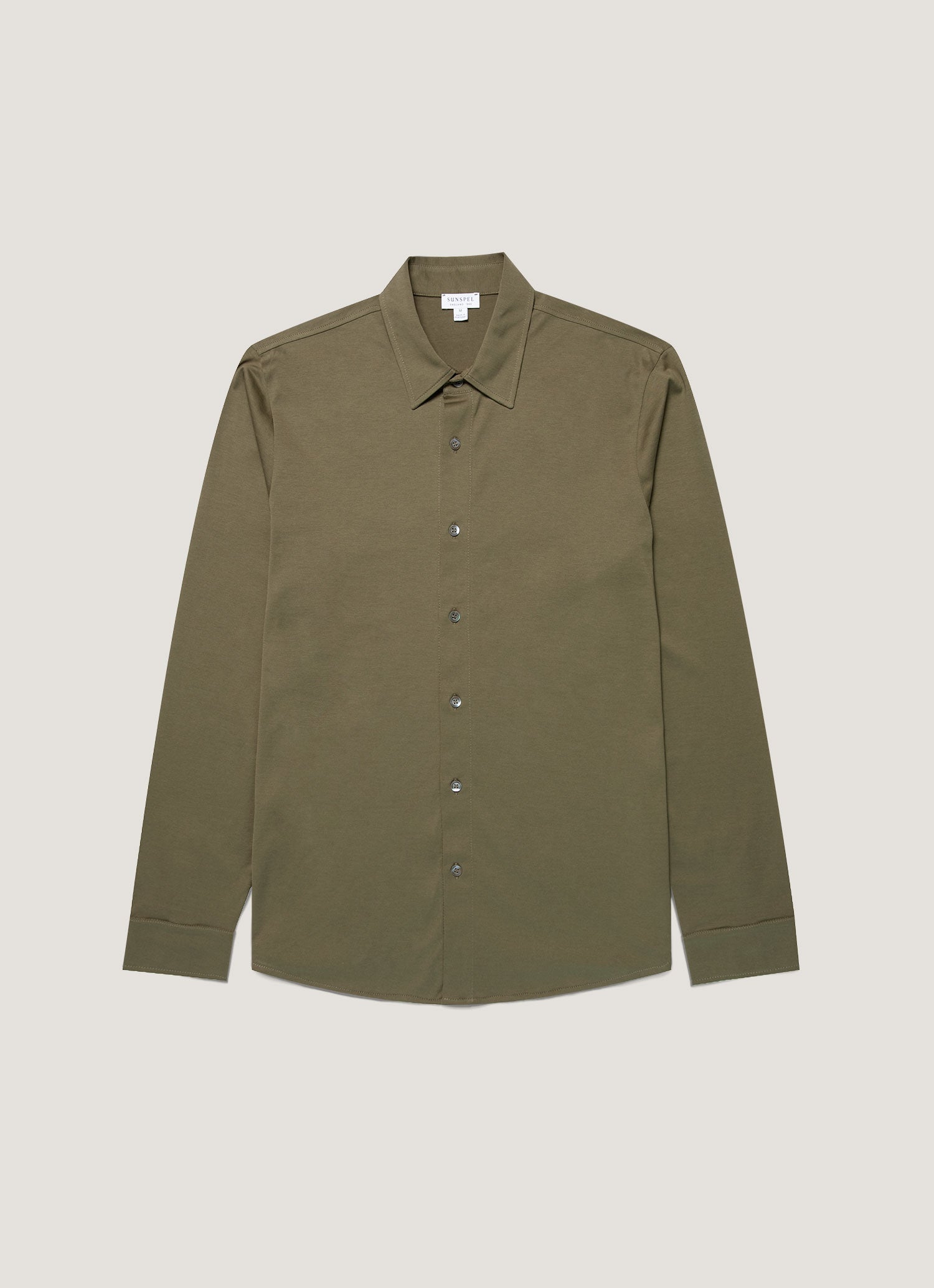 Men's Classic Jersey Shirt in Khaki