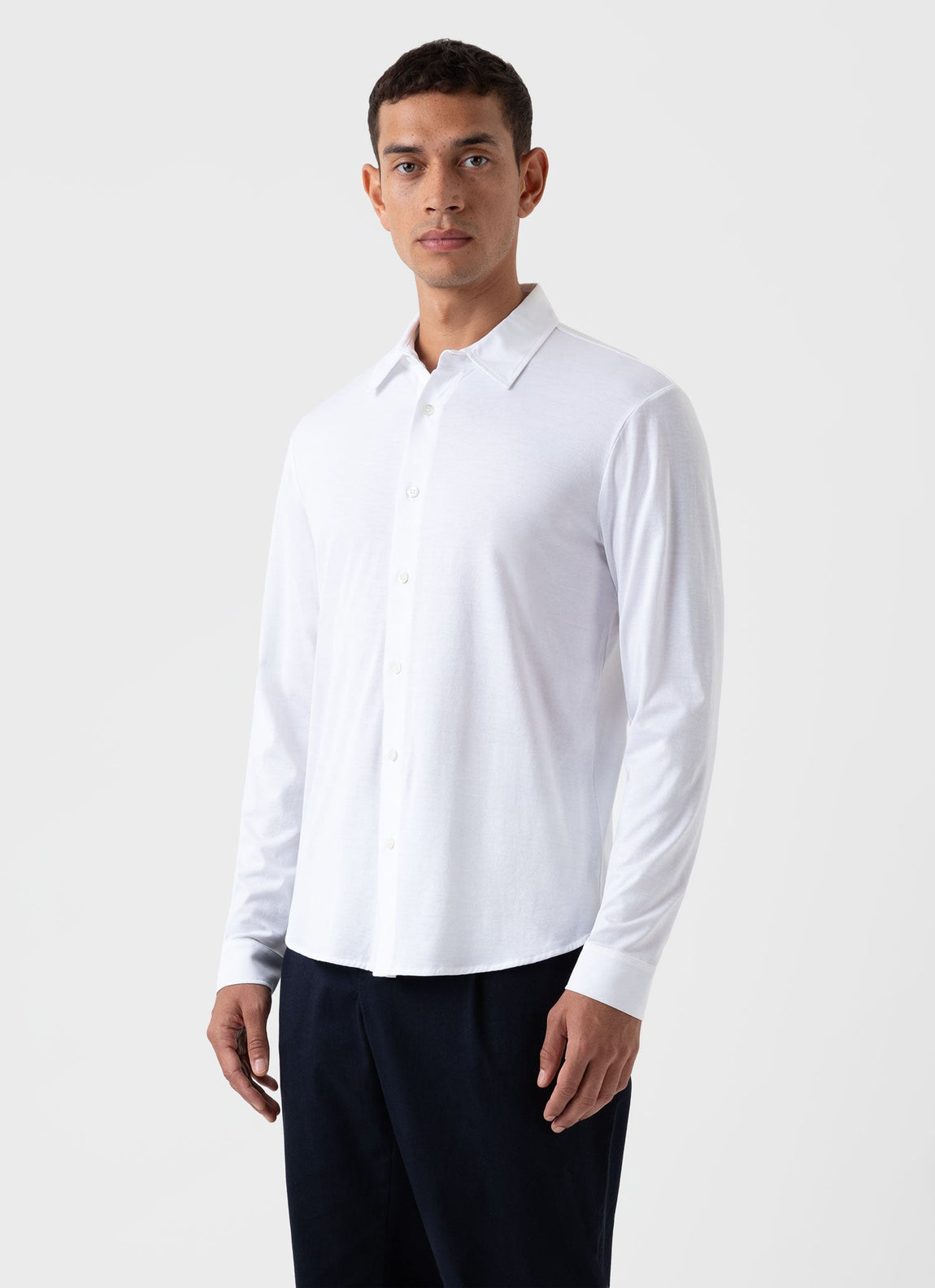 Men's Classic Jersey Shirt in White