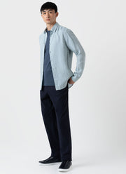 Men's Linen Shirt in Laurel