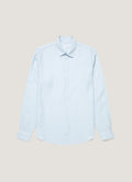 Men's Linen Shirt in Light Blue